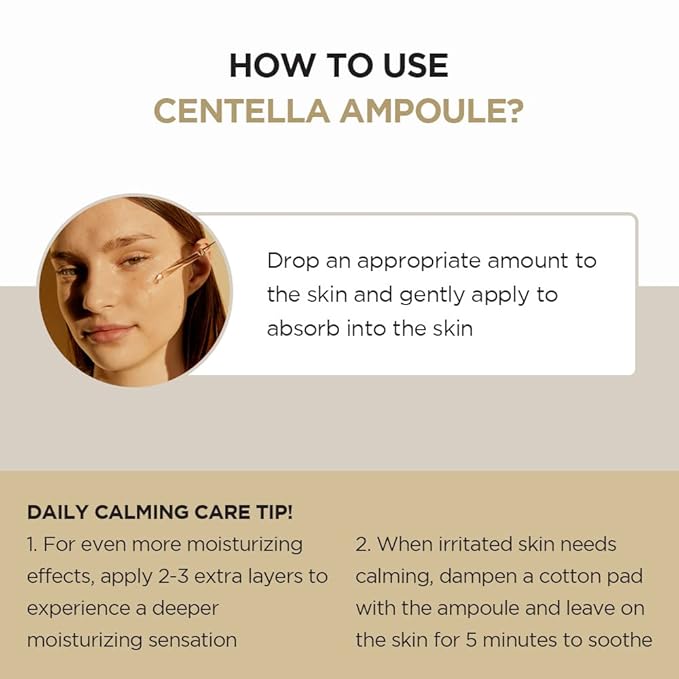 Centella Ampoule - Soothing & Hydrating Skin Serum 🌿✨