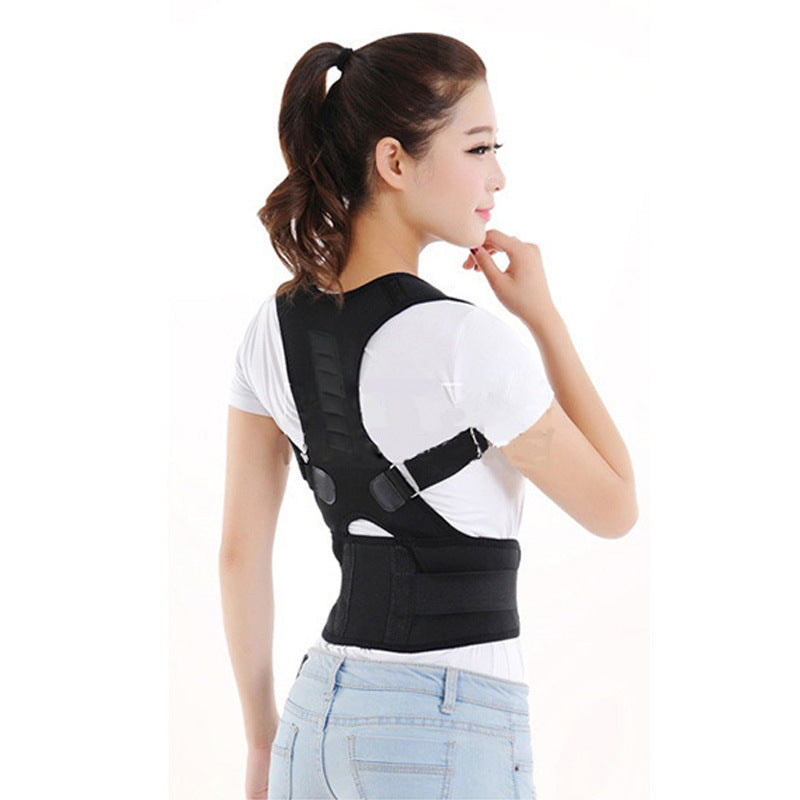 Adjustable Magnetic Posture Corrector – Back & Shoulder Support Brace for Men & Women