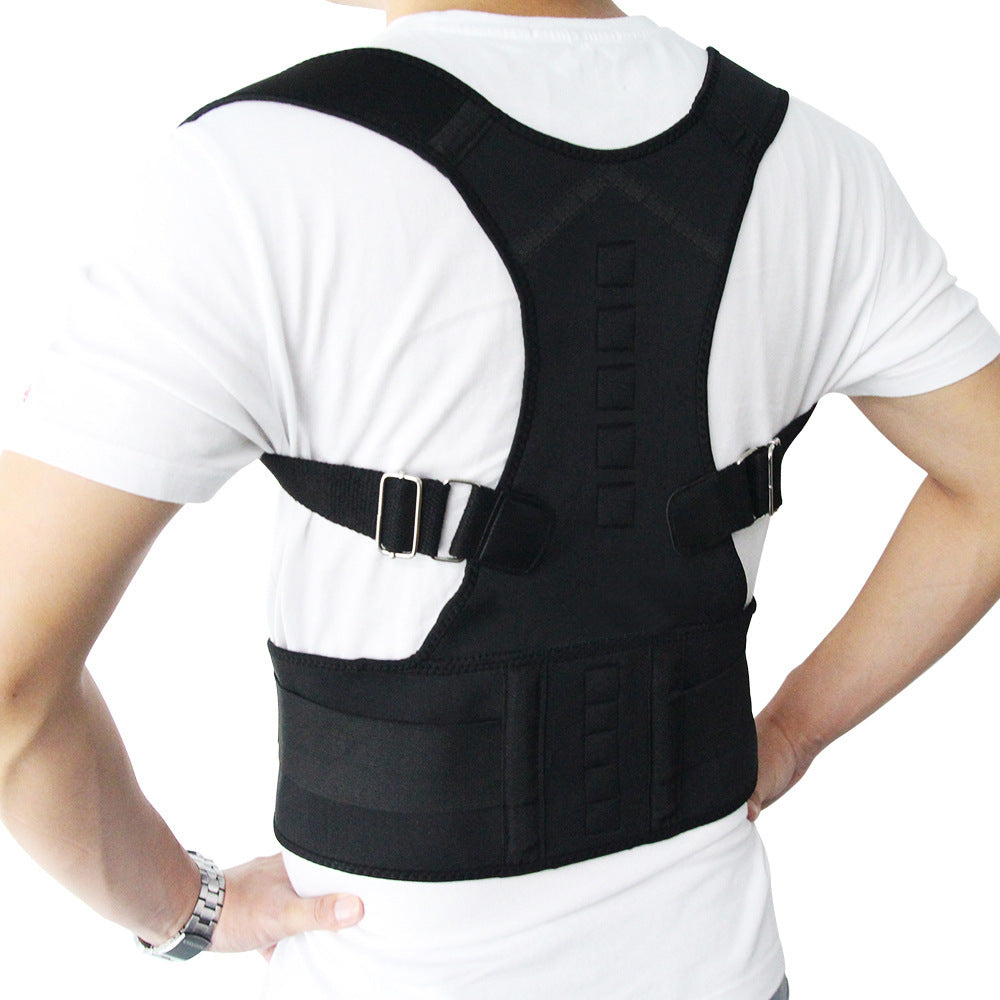 Adjustable Magnetic Posture Corrector – Back & Shoulder Support Brace for Men & Women