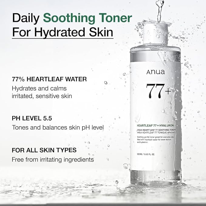 Anua Heartleaf 77% Soothing Toner 250ml