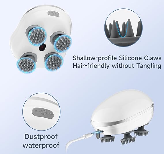 Electric Scalp Head Massager – Ultimate Relaxation & Hair Boost