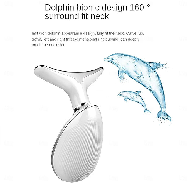 LED Neck & Face Beauty Device – Skin Tightening & Anti-Aging Massager”