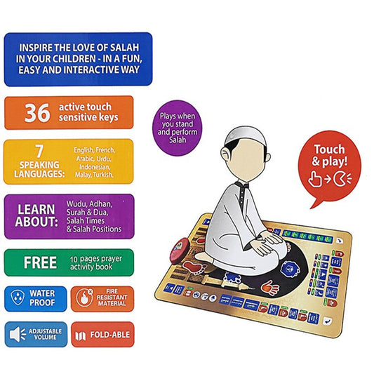 Prayer Mat for Children Education.